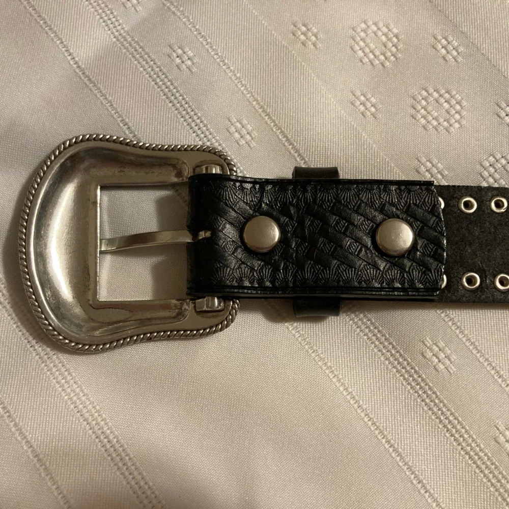 Kid's Nocona Black Diamond Studded Belt - Picture 4 of 8